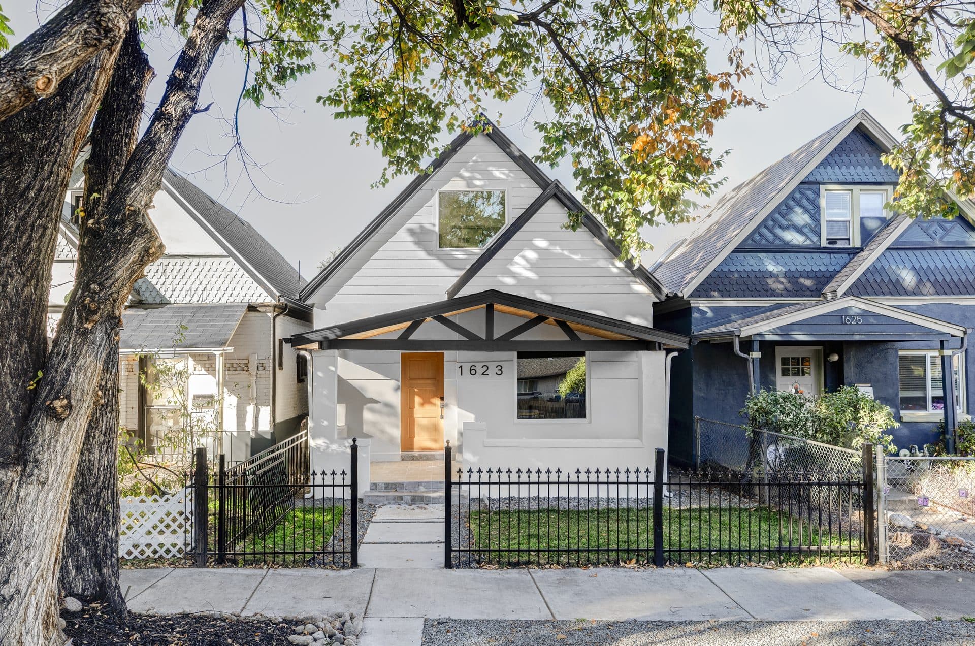 Fully renovated Denver craftsman home exterior — HouseLift Co.